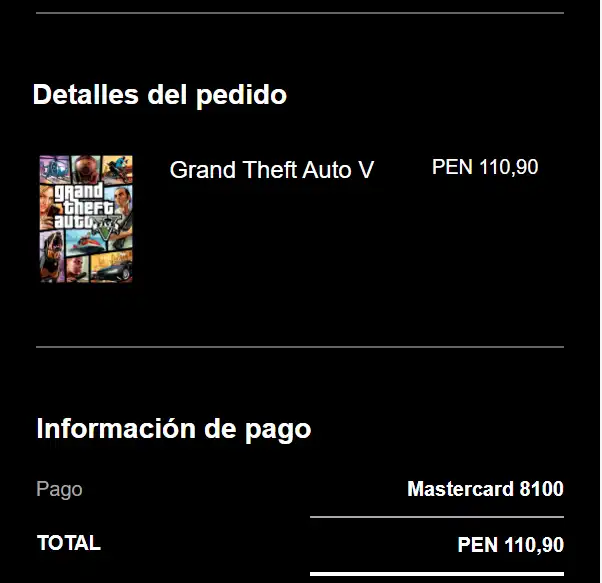 Rockstar Games GTA V Account