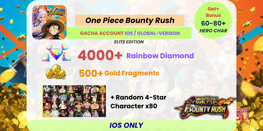 [Global ios] Account 4Stars Char x80 + Diamonds 4000 + Fragments 500+ | Elite Edition