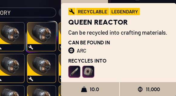 ARC Raiders-Arc Raiders আইটেম-একটি আইটেম-ক্রাফটিং উপকরণ