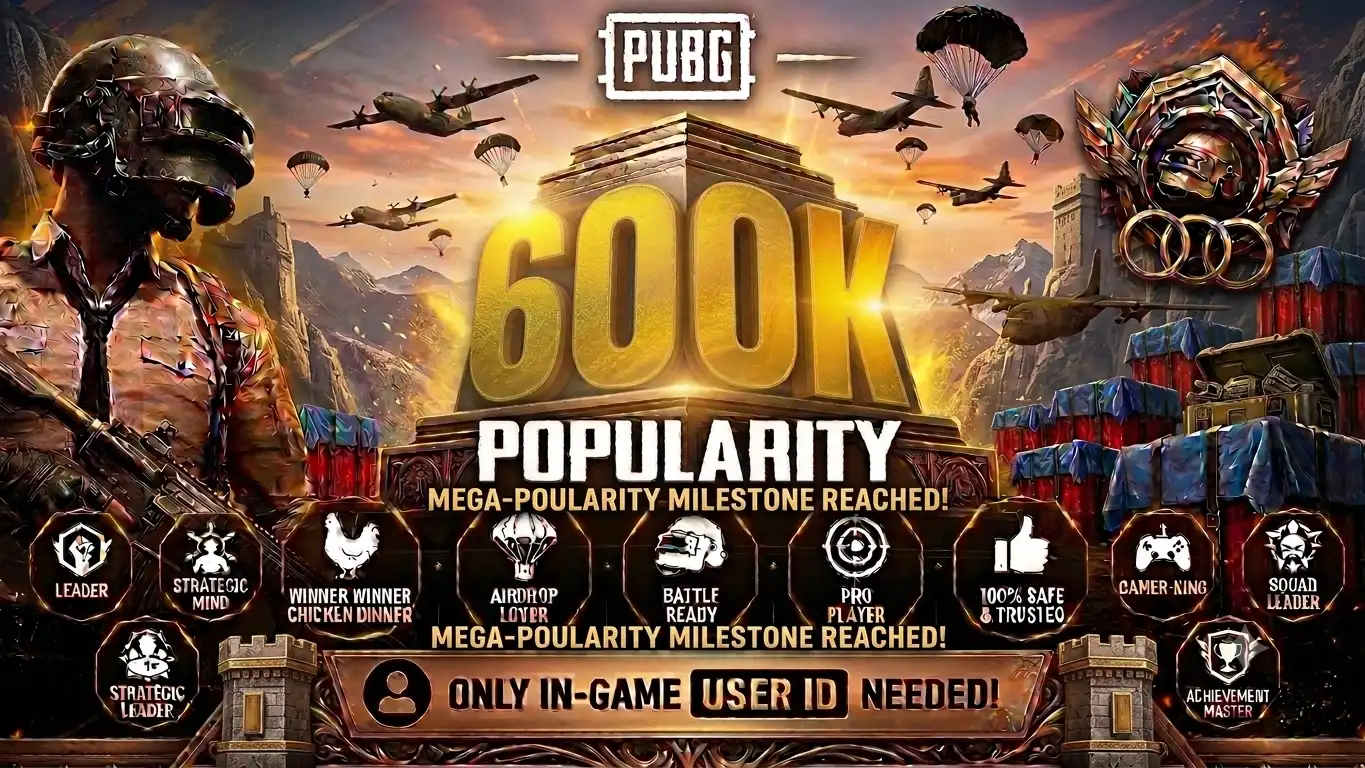 (MIX POPULARITY — 600K) — JUST IN GAME ID NEEDED