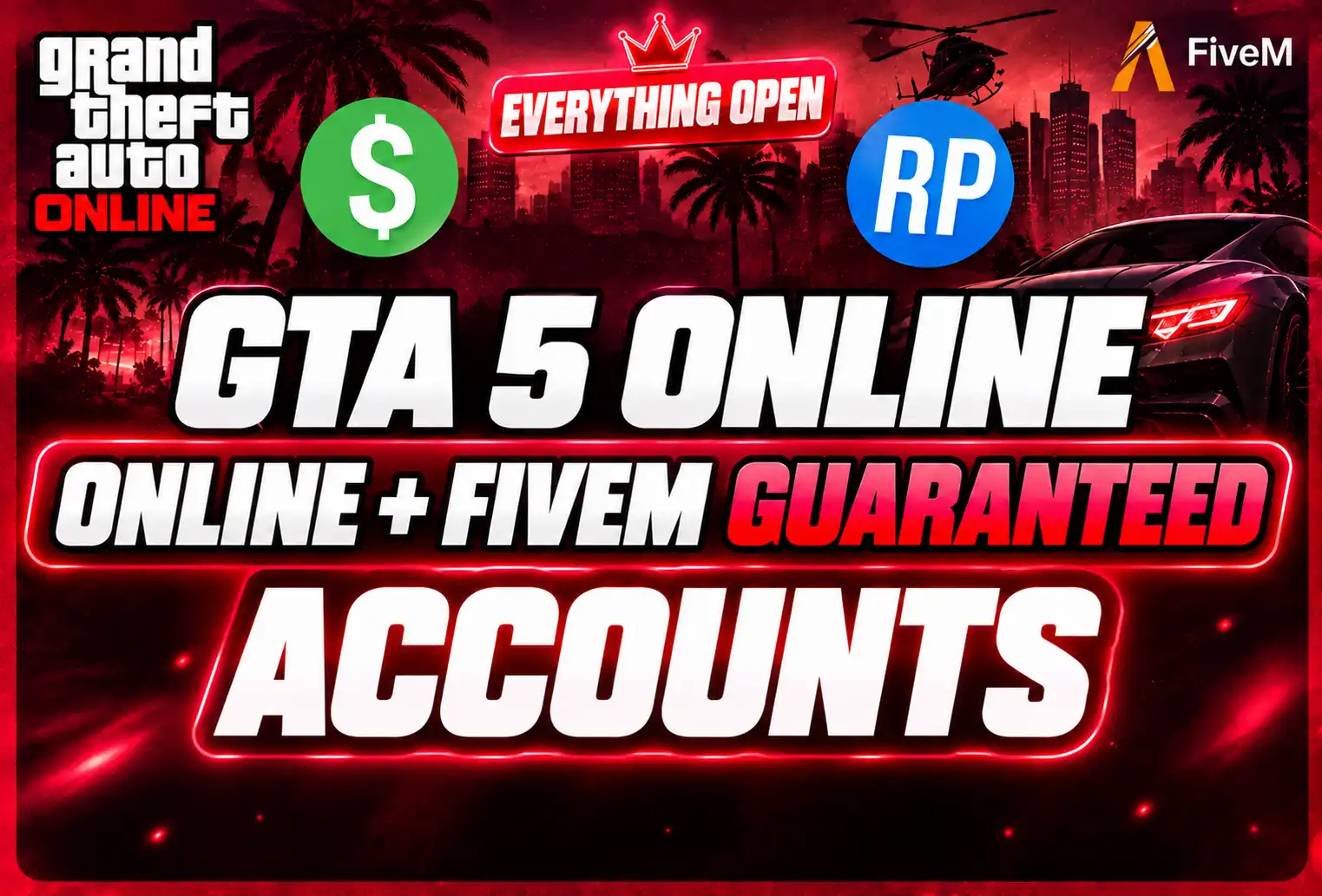 Buy Grand Theft Auto V Online + Fivem | VERIFIED SELLER GTA 5 V