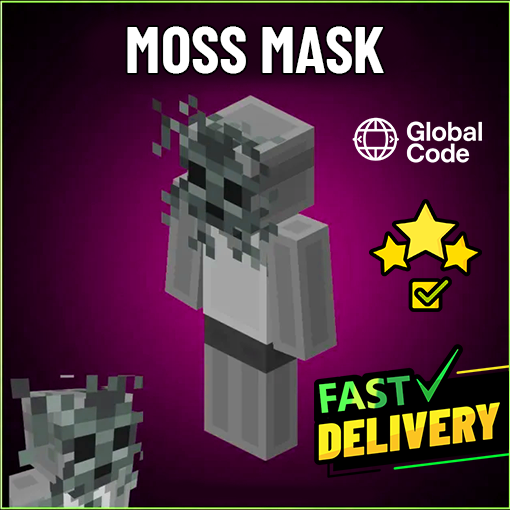 Moss Mask - Minecraft JAVA - BEDROCK EDITION - ENTREGA RÁPIDA