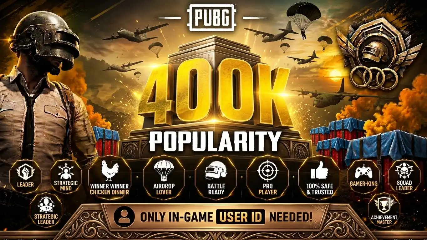 (MIX POPULARITY — 400K) — JUST IN GAME ID NEEDED