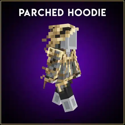 MINECRAFT Parched Hoodie | BEDROCK Uniquement | Twitch Drops ⚡ Livraison Rapide
