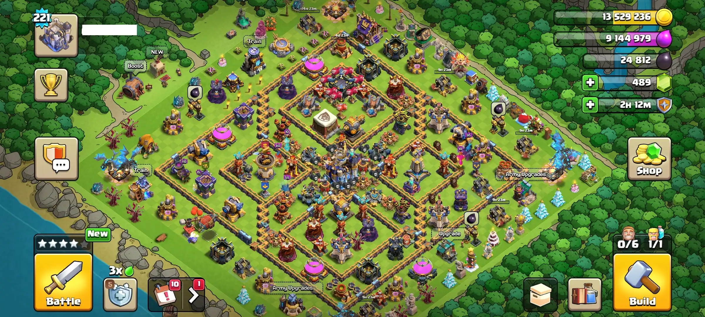 🔰HSRT7🔰TH18✦EXP 221⚔️HERO 81•81•54•54•29•5