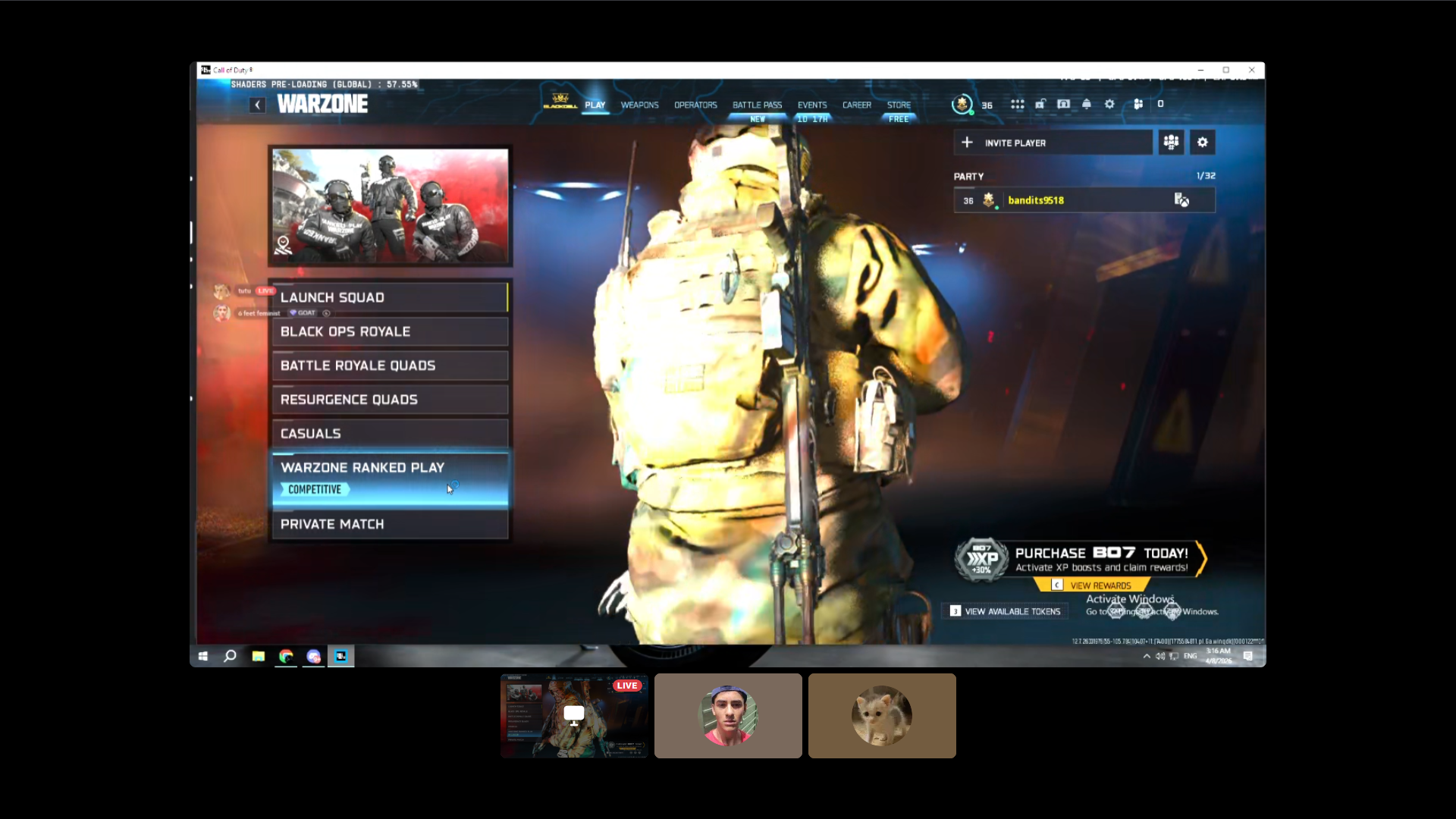 Call of Duty💎Warzone💎20 Gotowy do rankingu⚡Pełny dostęp⚡🏆 ⭐ 20 zwycięstw Resurgence ⚡ Natychmiastowa dostawa ☄ Możliwe połączenie z STEAM / BNET / PSN 💫 Ranga w pełni Un