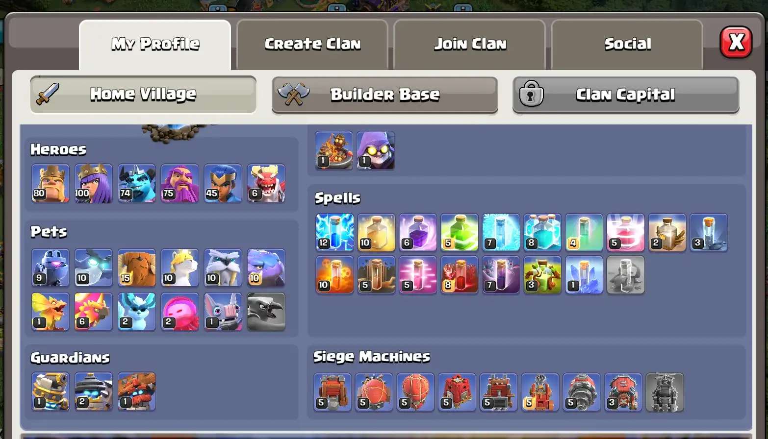 🔰Tangga2🔰TH18✦EXP 229⚔️HERO 80•100•74•75•45•6