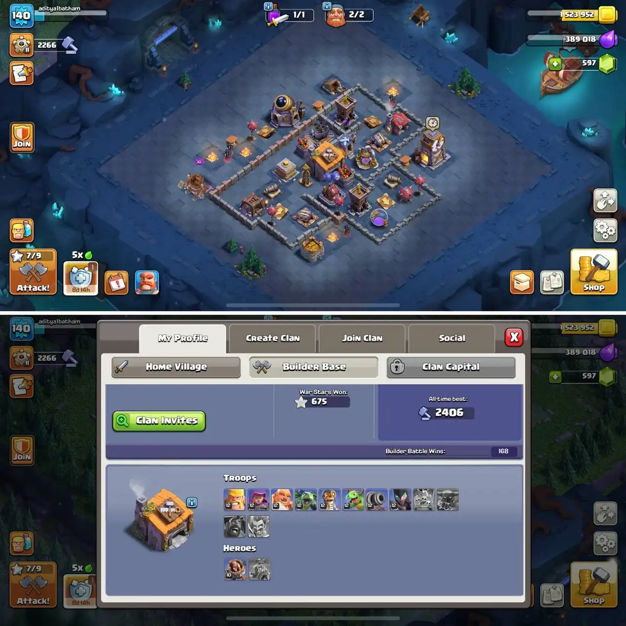 140 Level, 670+ WS (30% Limited Time Off) Cheap TH14 Strong, Rename Yes | BK57, Q59, MP41, W42, RC14 | BH6, Hero's Skin, Magic Items |