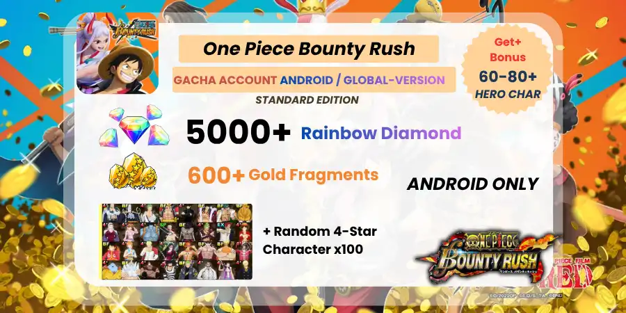 [Global Android] Account 4-Star char x100 + Diamonds 5000 + Fragments 600 | Standard Edition