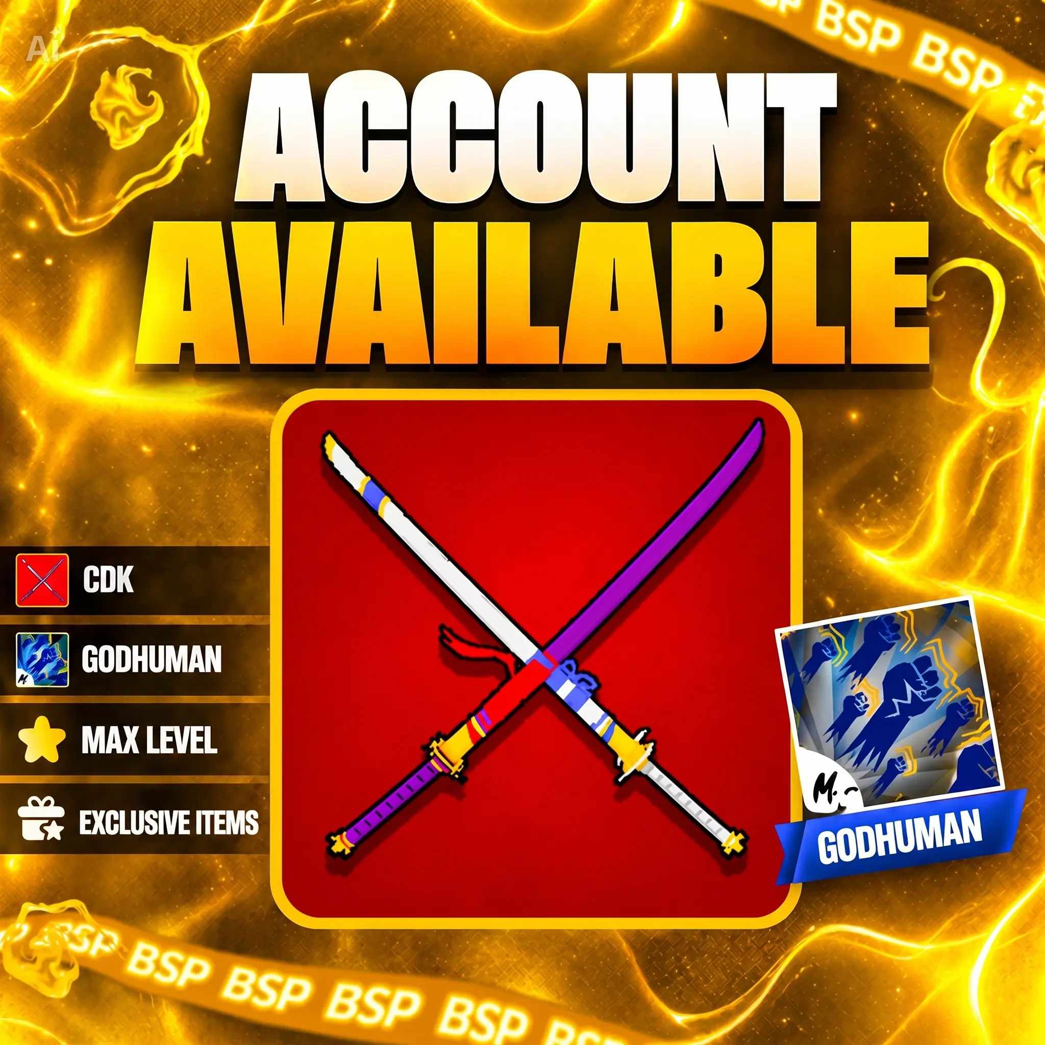 Cont Blox Fruits (NIVEL MAXIM 2800) CURSED DUAL KATANA + Godhuman | Acces total | Cont Premium | Livrare automată instantanee