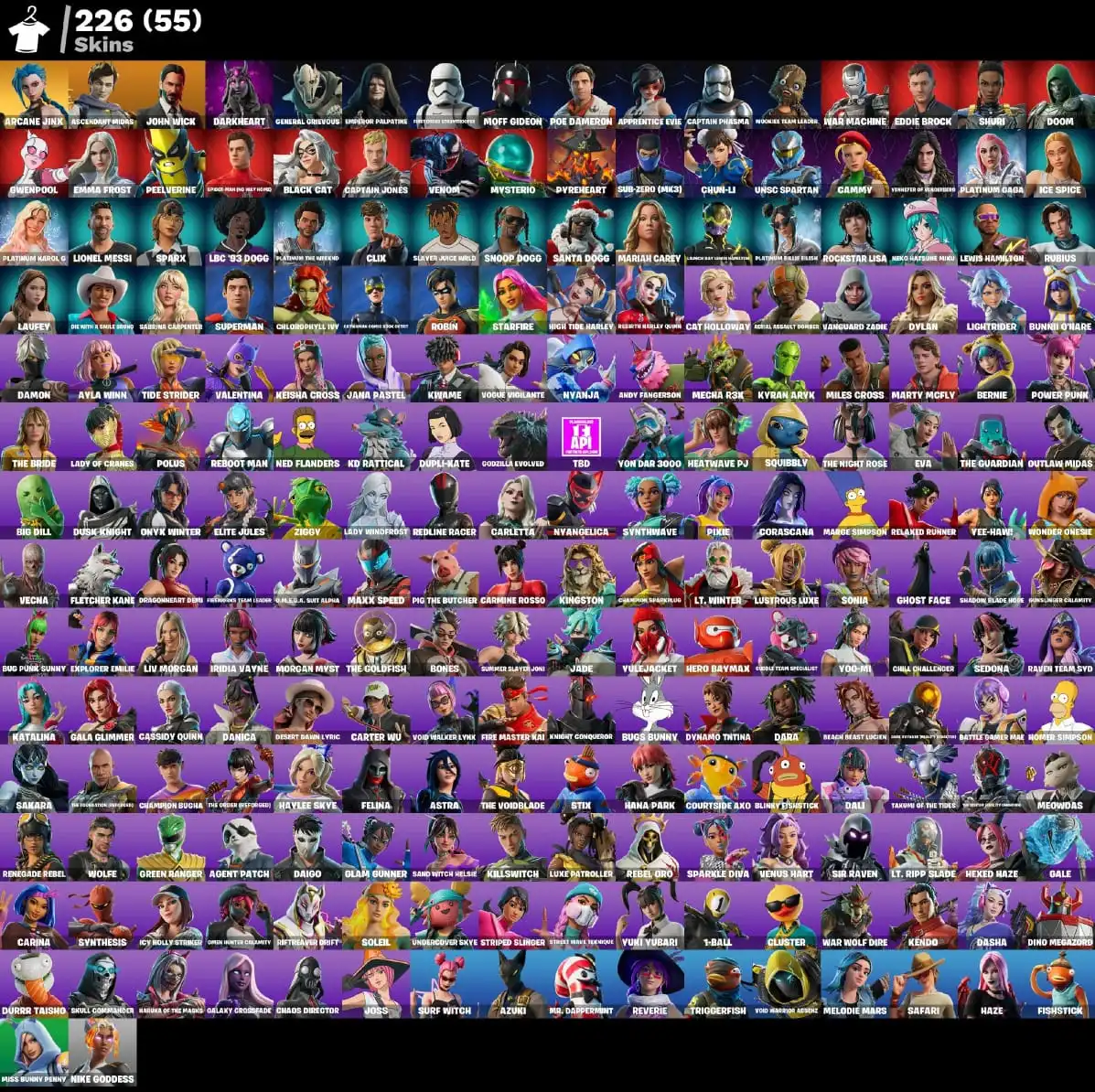 🌟 Premium Personal Epic Games Account | 226 Skins | Save the World | Rare DbD + RDR2 | Trusted Seller 🌟