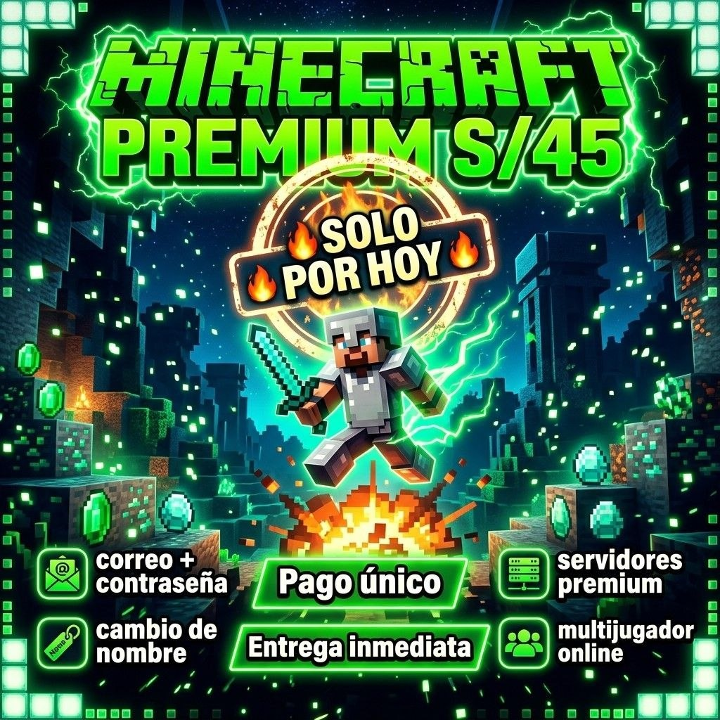 Minecraft-Compte Minecraft-Un Compte-Accès complet