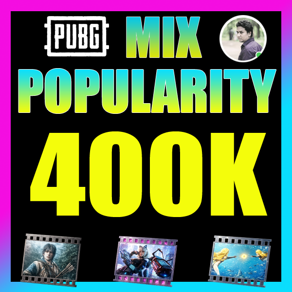 (MIX POPULARIDAD — 400K) — SOLO SE NECESITA ID DE JUEGO