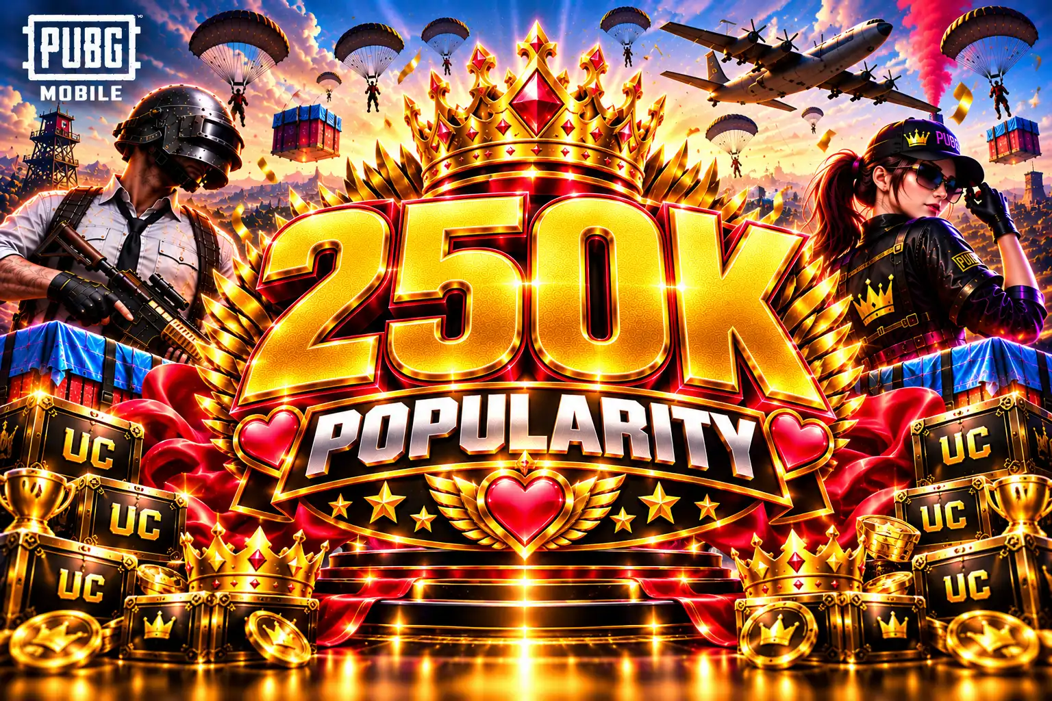🔥 (MIX BELIEBTHEIT — 250K) 💎 — NUR SPIEL-ID ERFORDERLICH ⚡