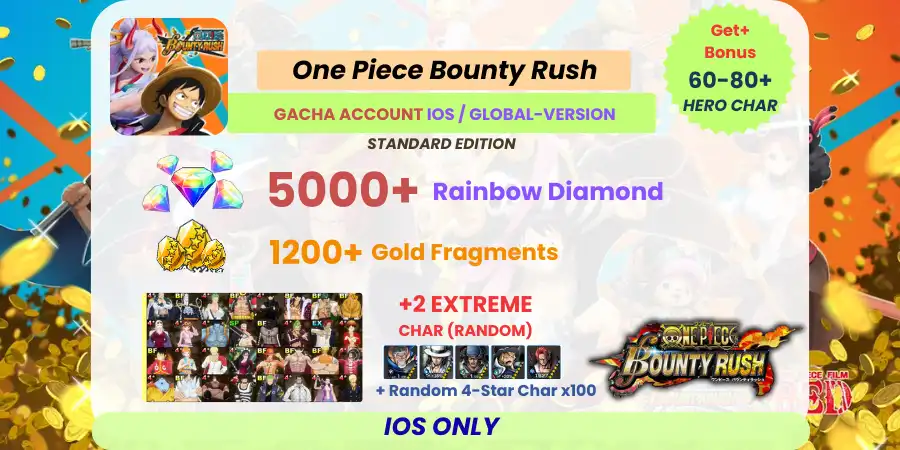 [Global ios] Account Extreme (EX) x2 + Diamonds 5000 + Fragments 1200+ | Standard Edition