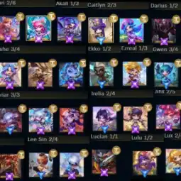 Perfect TFT-account met veel (skins - arena's en booms) (met League-account met (80 skins) (Tok 1))