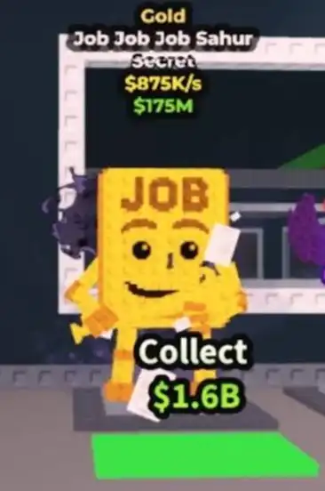 GOLD Job Job Job Sahur | SEGRETO | Steal a Brainrot Roblox | Consegna veloce