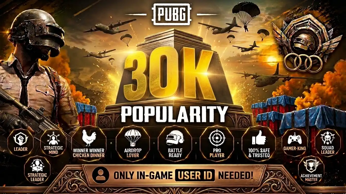(MIX POPULARITY — 40K) — JUST IN GAME ID NEEDED