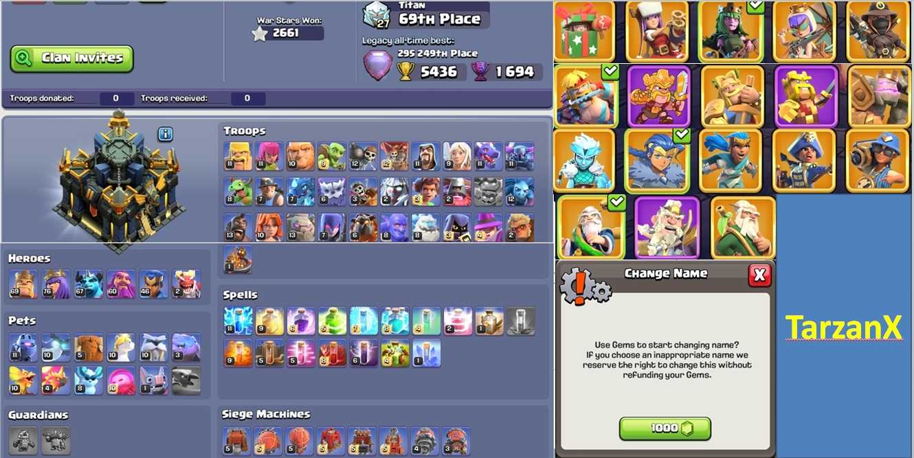 TarzanX TH 17 | EXP 256 | Bayani 69★76★67★60★46 | CN Handa