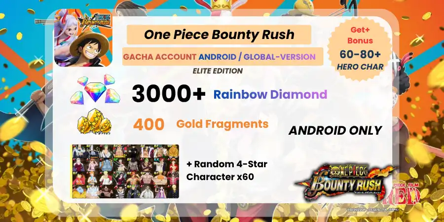 [Global Android] Account 4-Star char x60 + Diamonds 3000 + Fragments 400 | Elite Edition