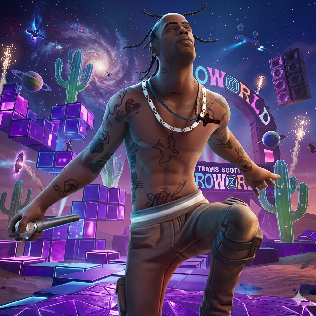 (PSN / XBOX / PC) Travis Scott fiók + 50+ skin | OG STW | Tartalmaz exkluzív emote-okat és ritka csákányokat