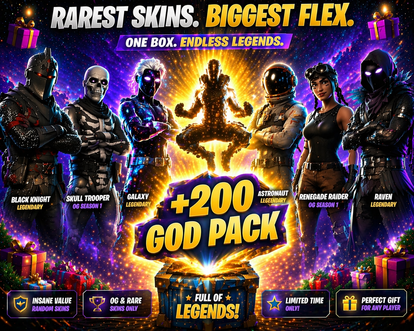 200-800 GOD PACK HOUSE OF OGS PC/PSN/XBOX