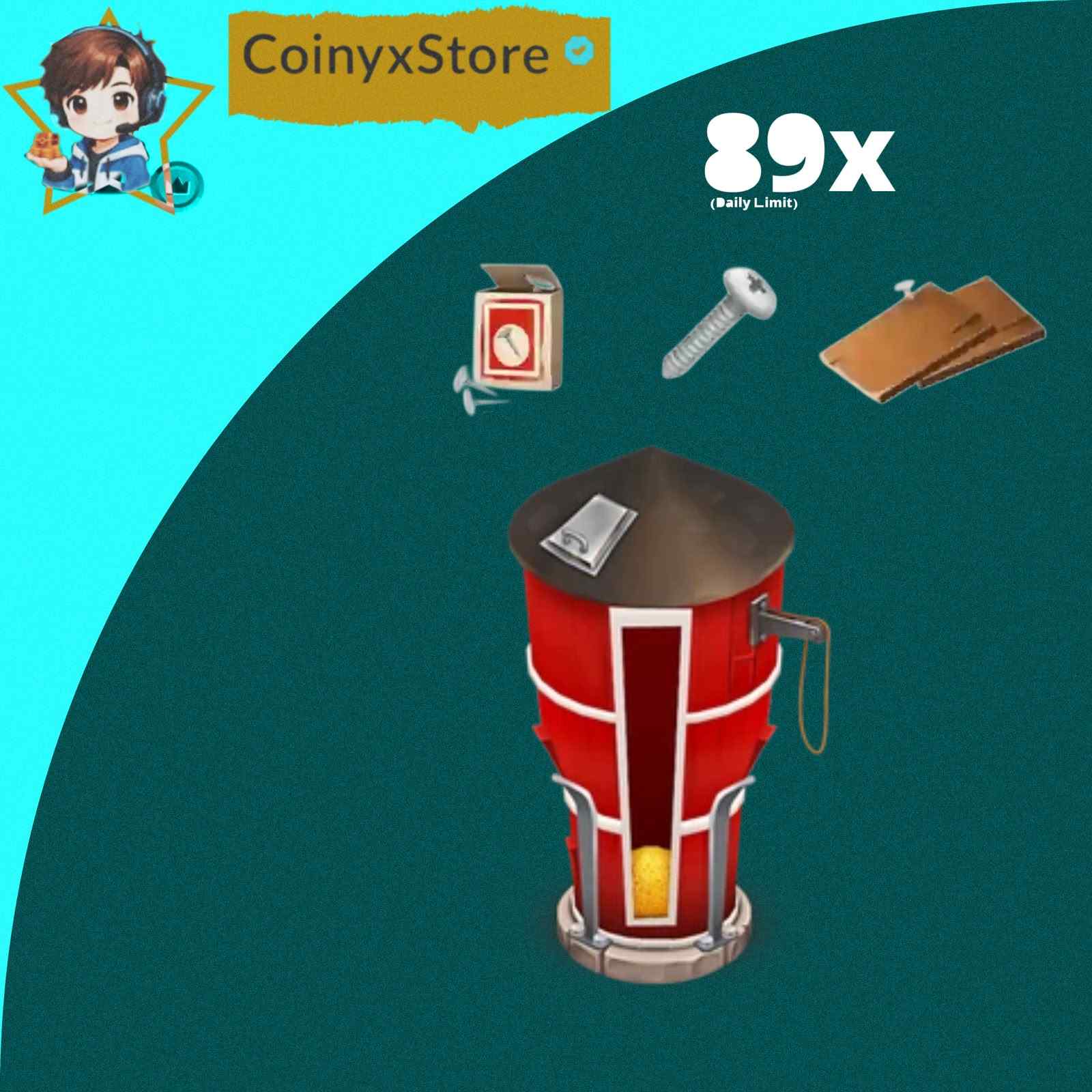 30 CLOU + 30 VIS + 29 PANNEAU EN BOIS [OUTILS AGRANDIR SILO]