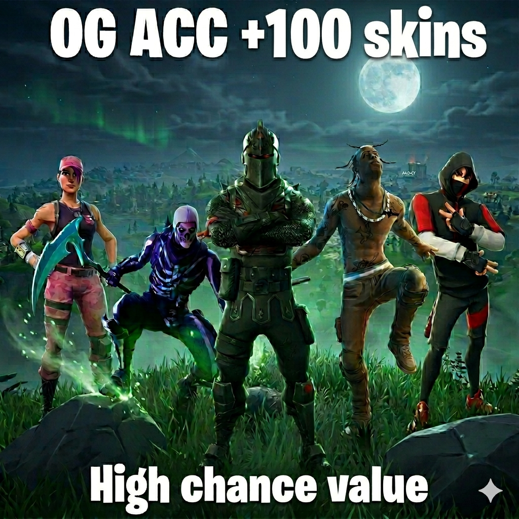 {PC,PSN,XBOX} OG Stacked +100 Skins Account With The Reaper, Black Knight, Ikonik, Take the L, Travis Scott, Rose Team Leader Or Other [Read Description]