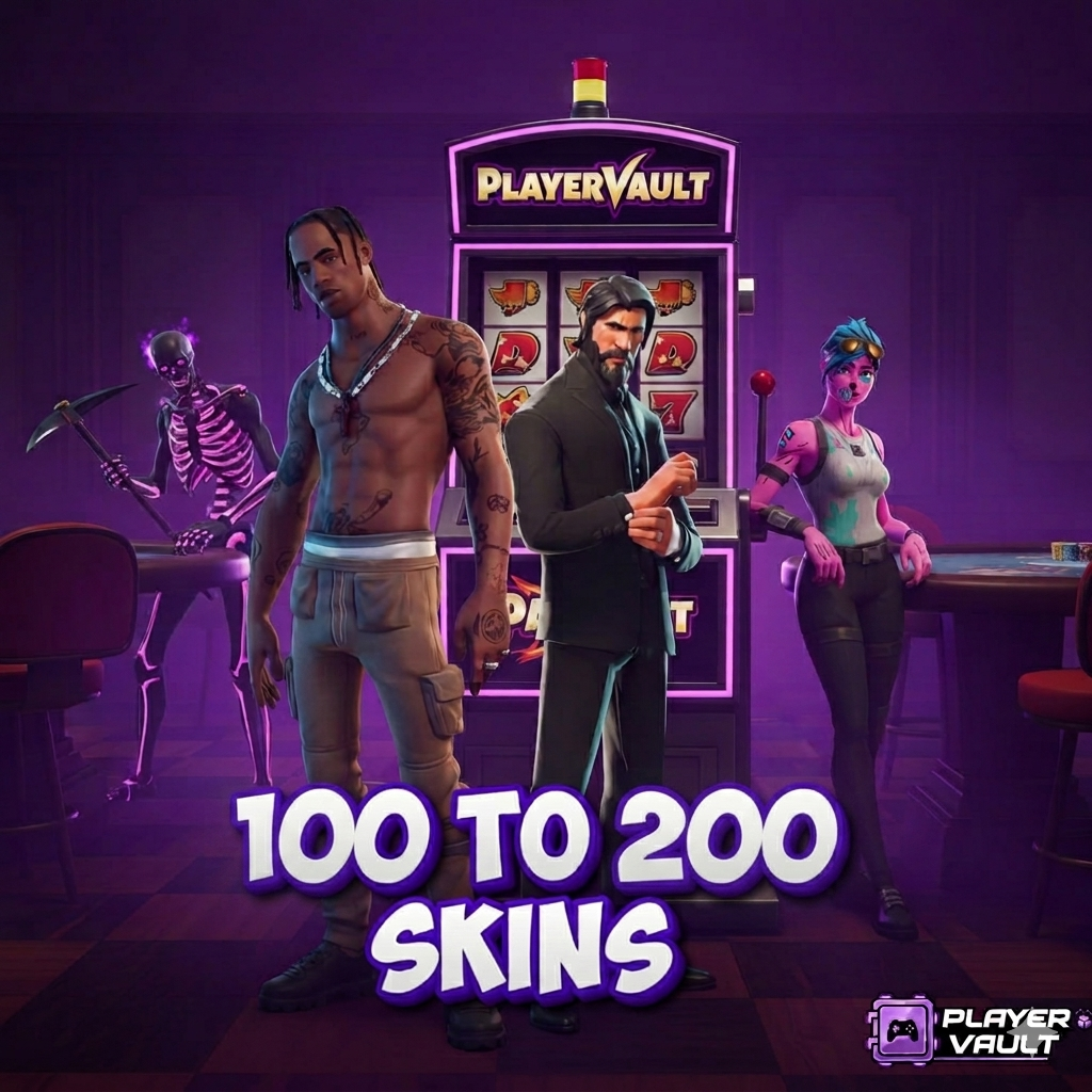 Cuenta OG 100-200 Skins Garantizado Travis Scott OG STW Black Knight Ikonik OG Ghoul Trooper
