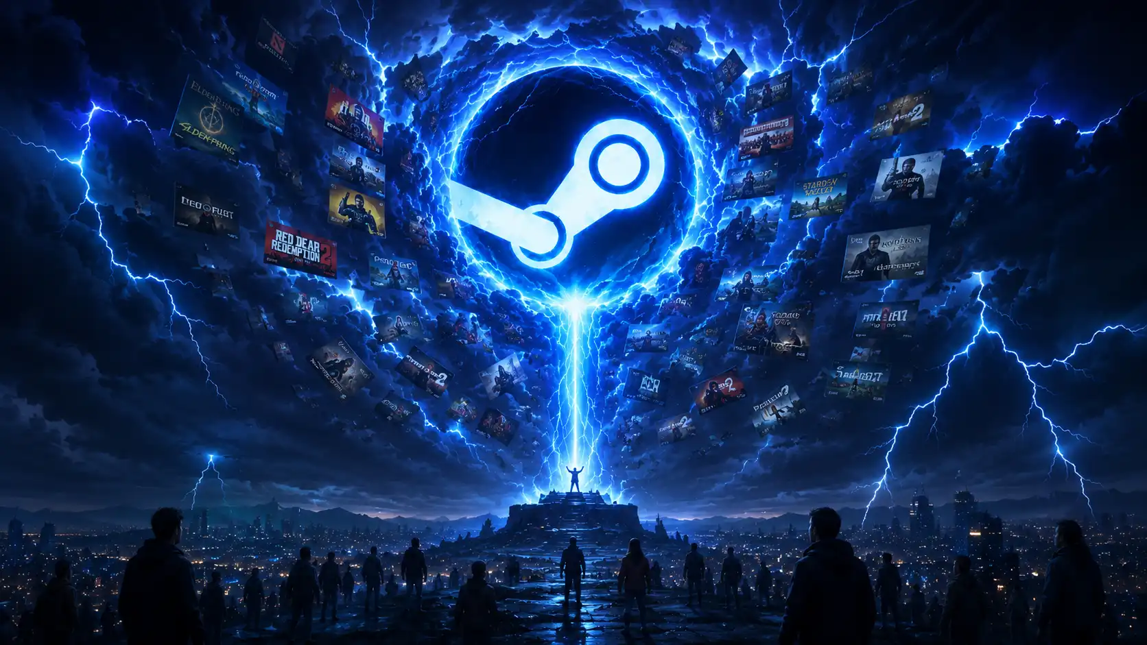 Marvel Rivals + 9999 STEAM 🎮Cyberpunk 2077, Red Dead Redemption 2, Série Assassin’s Creed, God of War, COD, GTA V, Elden Ring 🔥