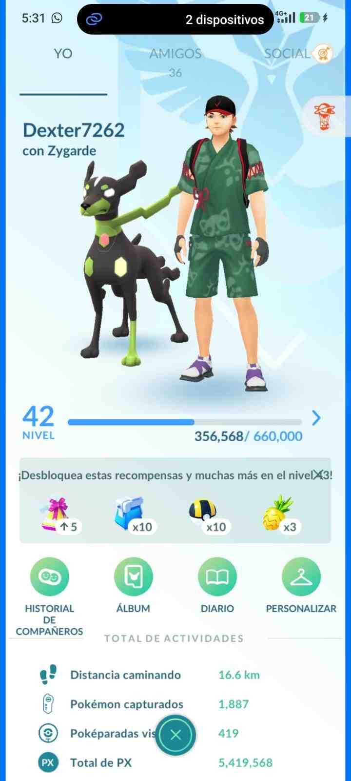 Pokemon Go-Compte Pokemon Go-Un compte-Accès complet
