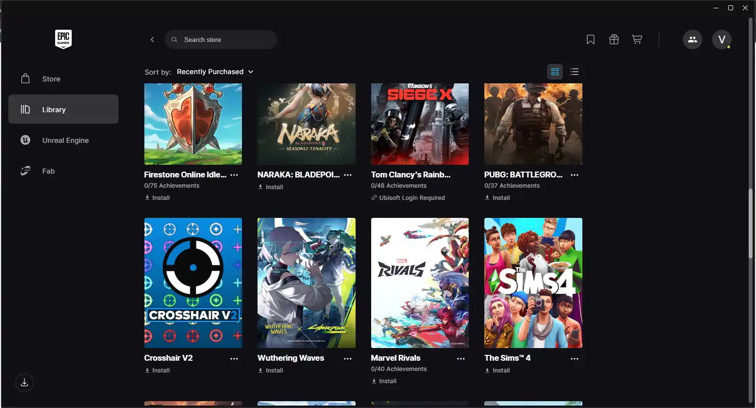 Epic Games অ্যাকাউন্ট
