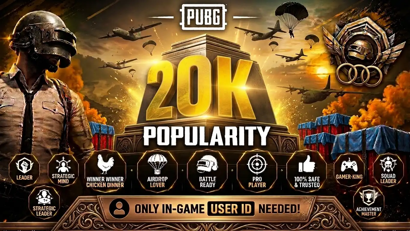 (MIX POPULARITY — 20K) — Just in-game ID needed