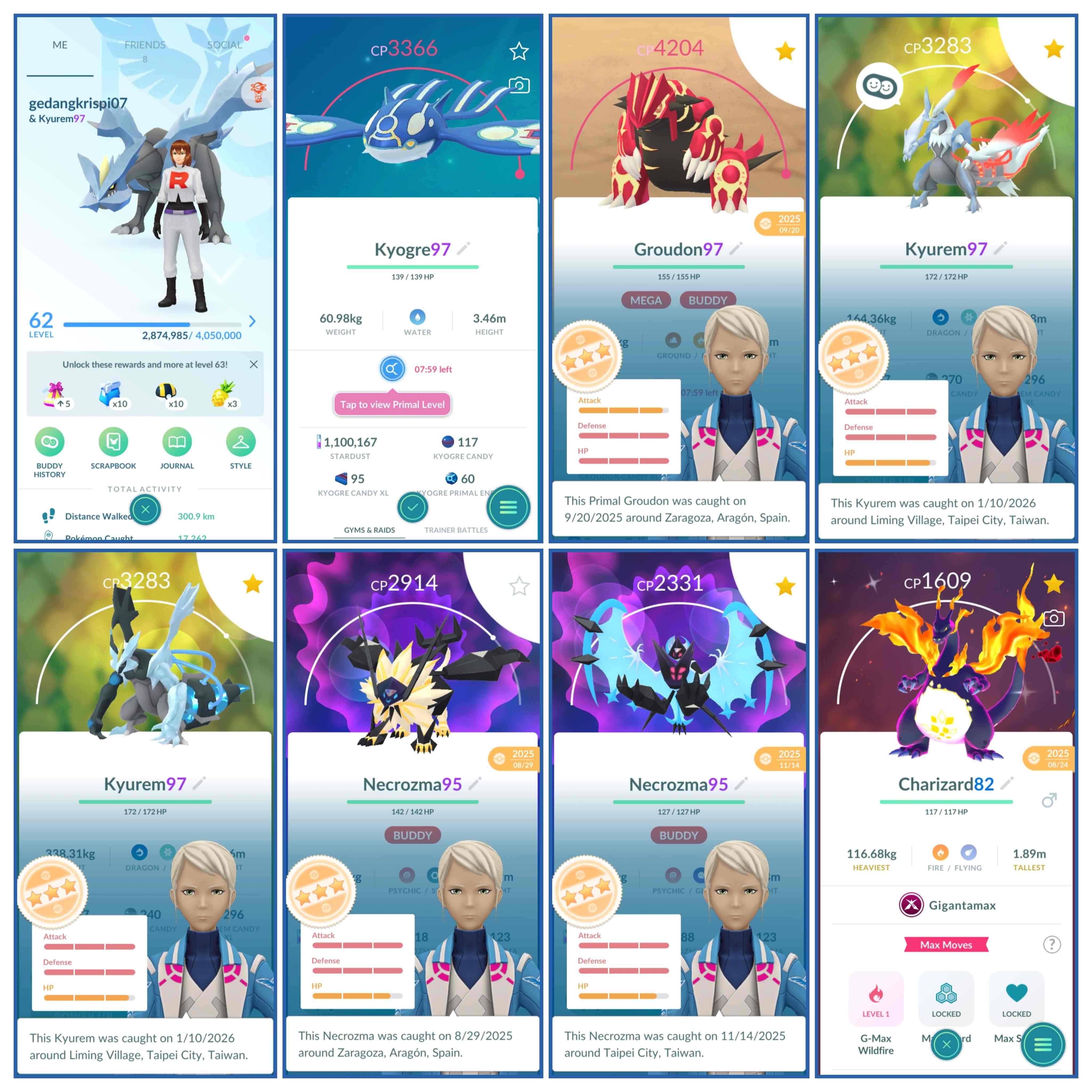 LIVELLO 62 | BLACK KYUREM + WHITE KYUREM | NECROZMA DUSK MANE | NECROZMA DAWN WINGS | PRIMAL KYOGRE + PRIMAL GROUDON | ETERNATUS | 513 Leggendario-23 Cromatico