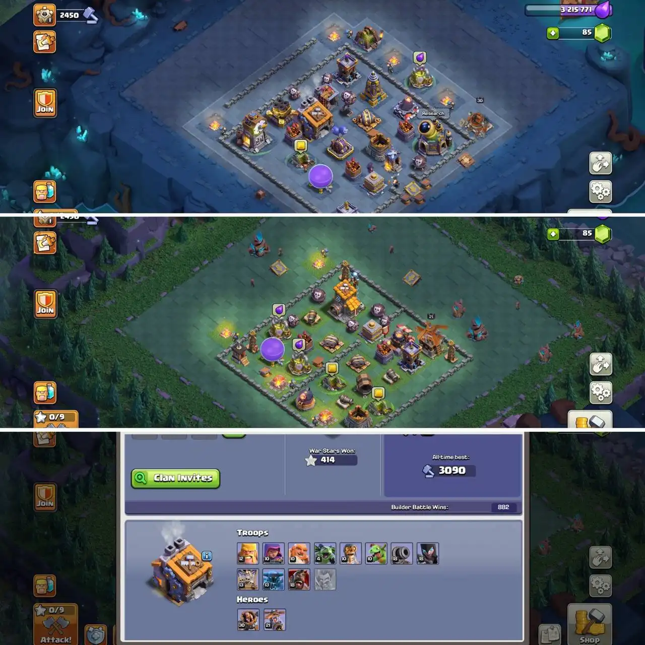 6-BUILDER, GOOD EPIC EQUIPMENT (25% LIMITED TIME OFF) TH14 NEAR MAX [READY FOR TH15] 169 LEVEL | BK70, Q76, MP49, W50, RC27 | BH9, 7-PREMIUM HWRO SKIN