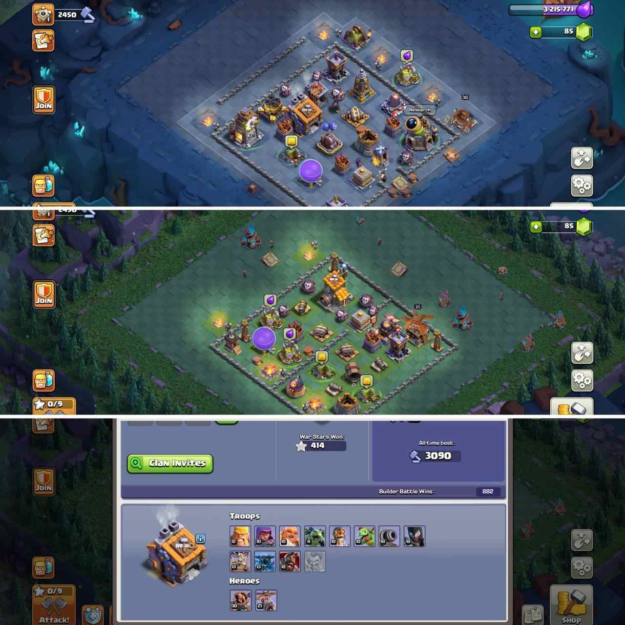 6-BUILDER, GOOD EPIC EQUIPMENT (25% LIMITED TIME OFF) TH14 NEAR MAX [READY FOR TH15] 169 LEVEL | BK70, Q76, MP49, W50, RC27 | BH9, 7-PREMIUM HWRO SKIN