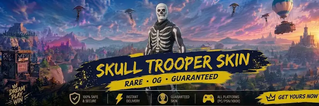 100% Konto mit Skull Trooper + weitere Skins