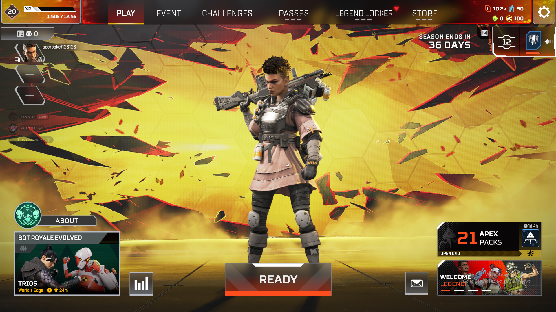 Apex Legends 💫 Nivel 20 🔥 Rango listo 🔥20 paquetes sin abrir 🌟 entrega instantánea ✅ Acceso completo 🔥 EA + Steam