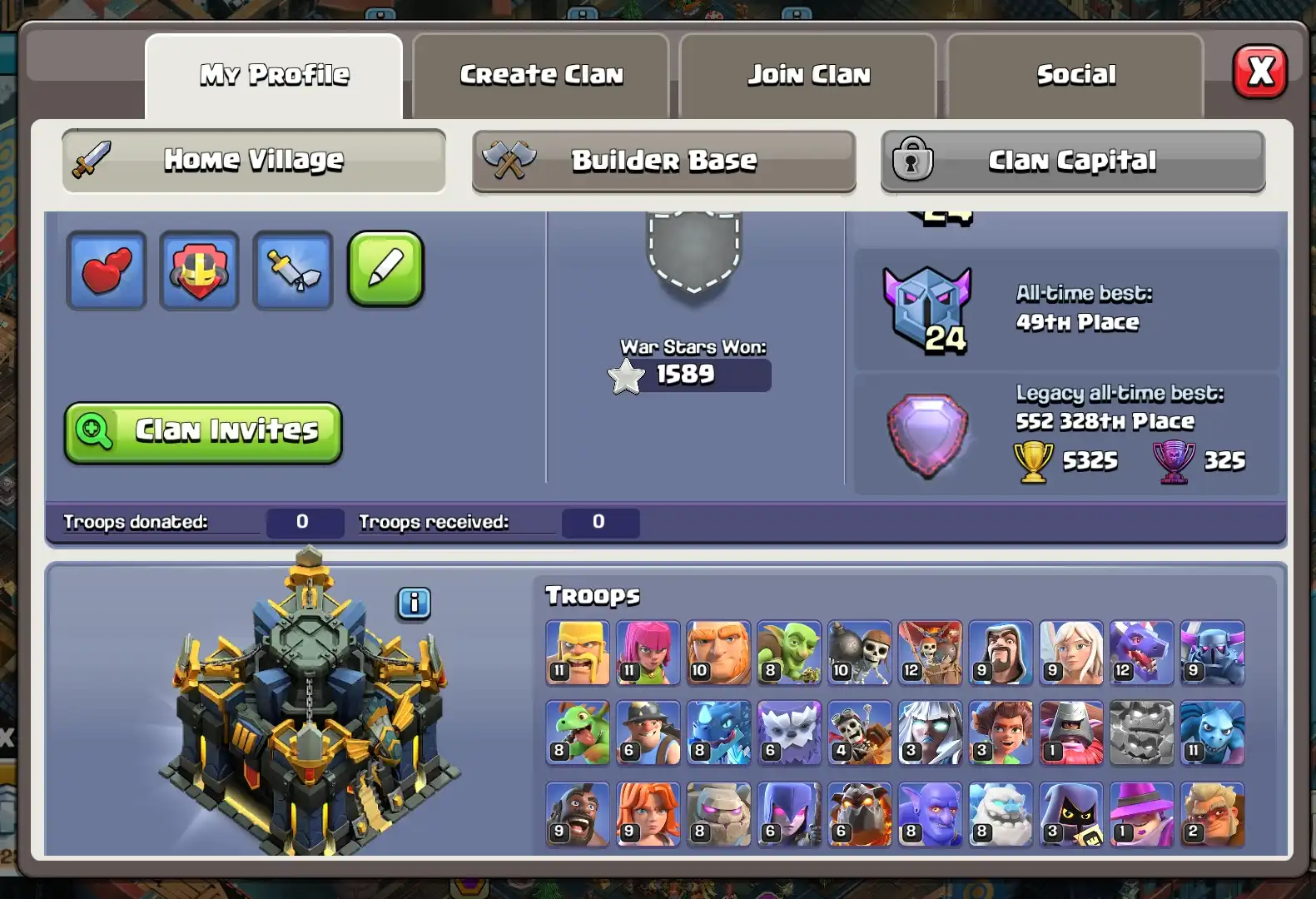 🔰RJT9🔰TH17✦EXP 235⚔️HERO 68•74•59•64•39•2
