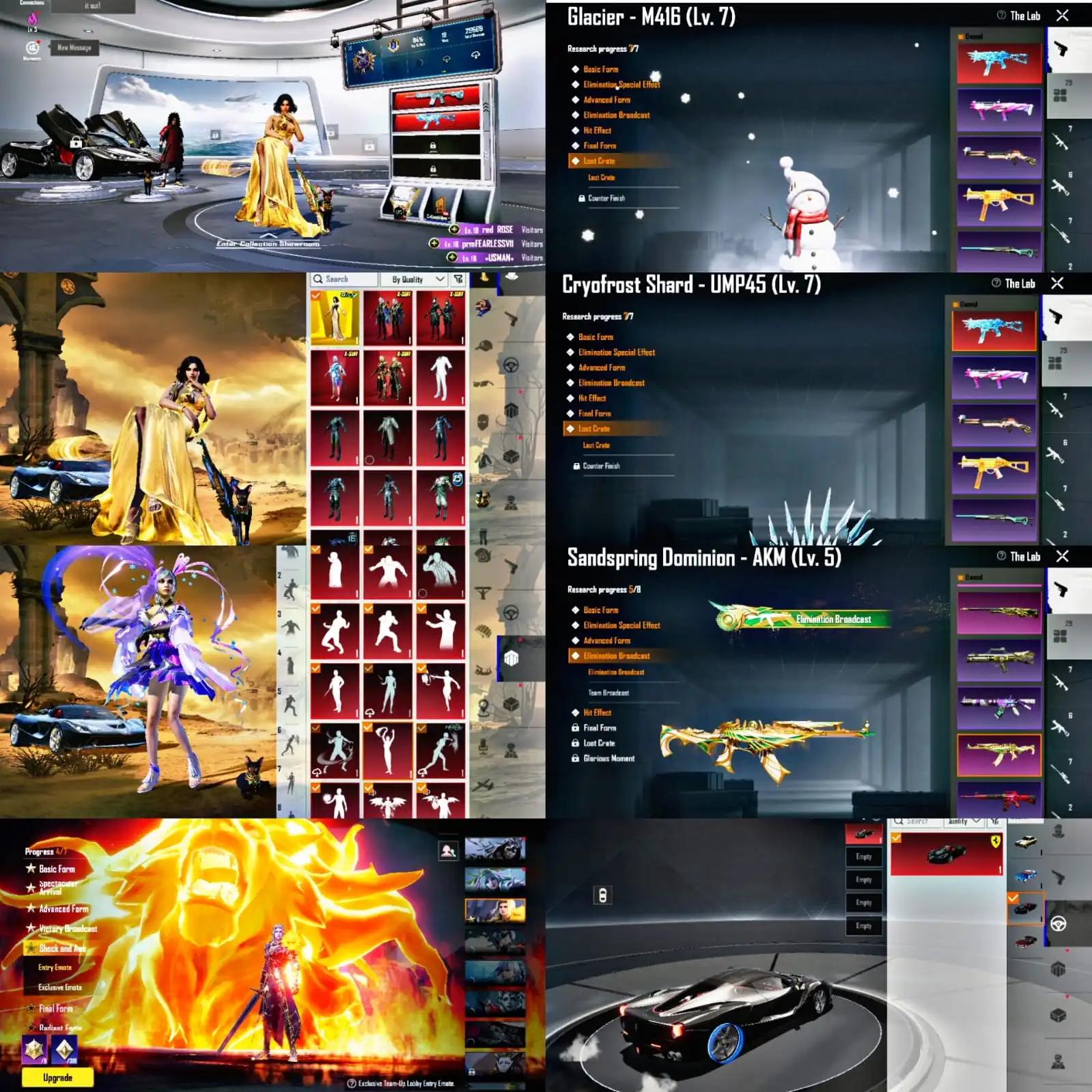 🔥 2× LOOT CRATES + GC COMBO | 👑 X-SUIT KILL MSG + ULTIMATES | 🔫 HEAVY GUN LAB | 🏎️ MYTHIC SPORTS CAR | 💎 LOADED PREMIUM ACCOUNT 🔥