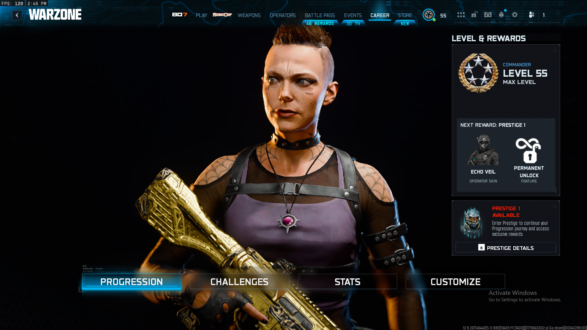 [BO7] WARZONE | LEVEL 55 | 3 GUNS MAX | MK35 + KOGOT+VST KAR98 + HAWKER SNIPER UNLOCKED | INSTANT DELIVERY | FULL ACCESS