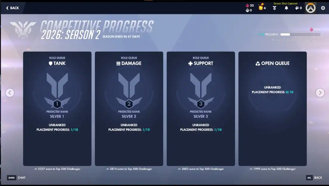 Triple Silver Account – Gotowy do rankedów | 20 zwycięstw na wszystkich rolach | Srebro Poziom 1–5 | Większość bohaterów odblokowana | Bezpieczny & gotowy do gry