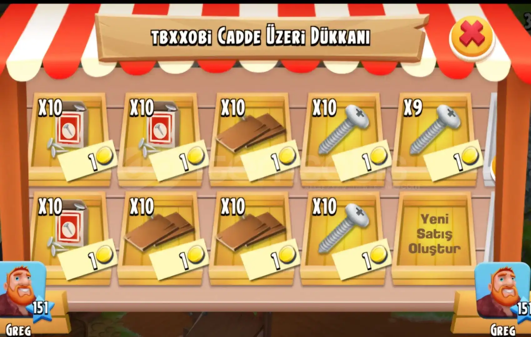 89 Hayday 穀倉升級