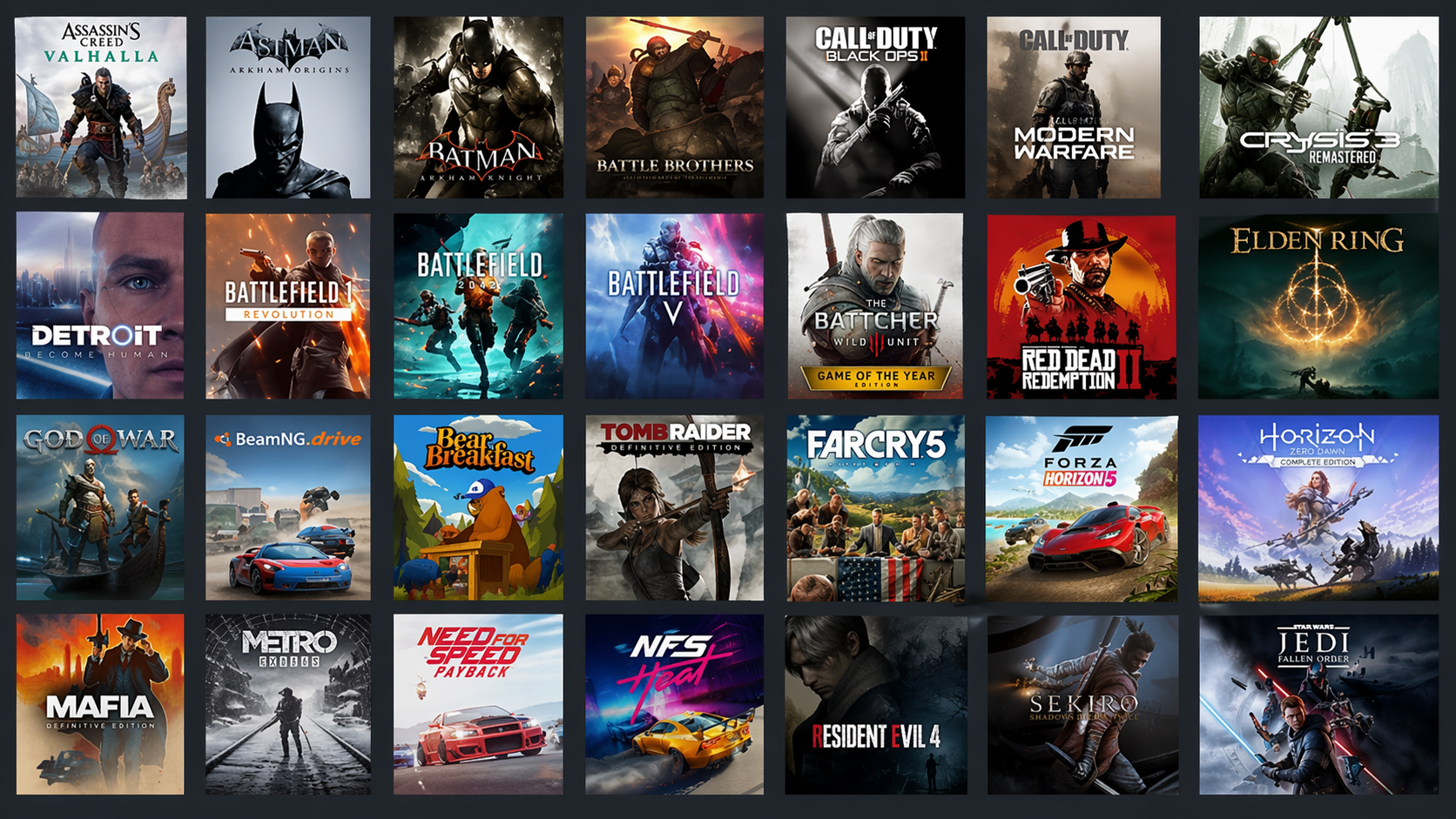 ARC Raiders + STEAM 20k🎮Cyberpunk 2077، Red Dead Redemption 2، سلسلة Assassin’s Creed، God of War، COD، GTA V، Elden Ring والمزيد🔥