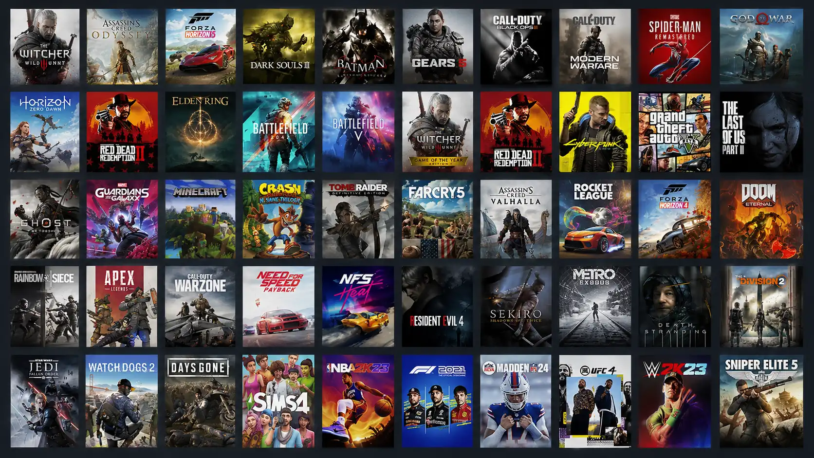 Marvel Rivals + 2999 STEAM 🎮Cyberpunk 2077, Red Dead Redemption 2, Série Assassin’s Creed, God of War, COD, GTA V, Elden Ring 🔥