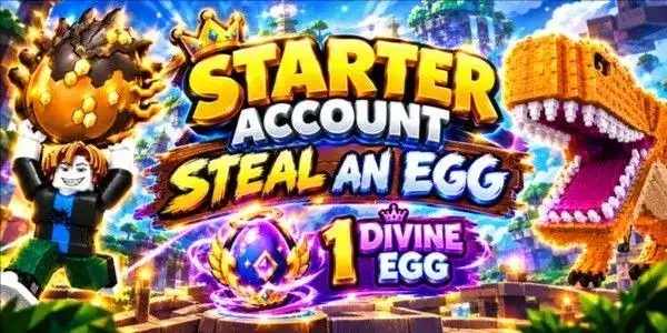 AKUN STEAL AN EGG - PET 1+ DIVINE ÉS SOK BONUS PET SECRET ÉS ETERNAL (ROBLOX)