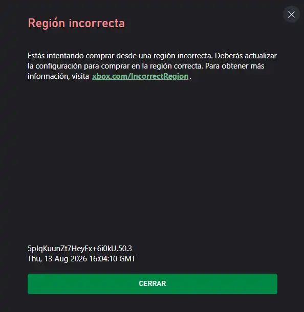 Pag-aayos ng error sa rehiyon na 3 buwan