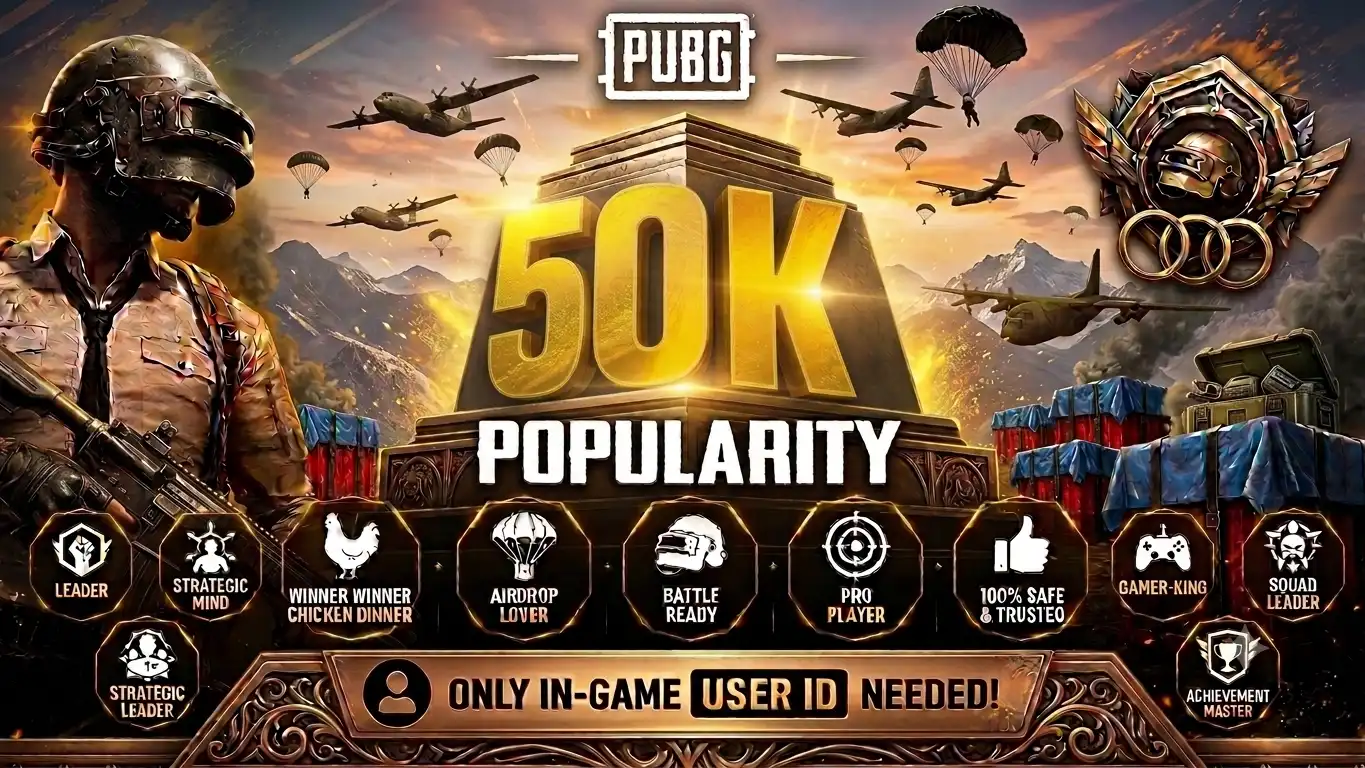 (MIX POPULARITY — 50K) — JUST IN GAME ID NEEDED