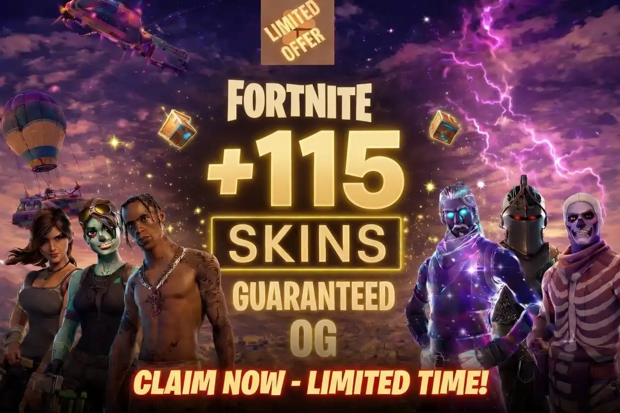 ⚡115-600 OG STACKED SKINS MYSTERY BOX ⚡ ✅ এগুলোর মধ্যে +1 পাওয়ার গ্যারান্টি | Travis Scott | Galaxy | OG Calamity | Ikonik | Black Knight | Rogue Agent