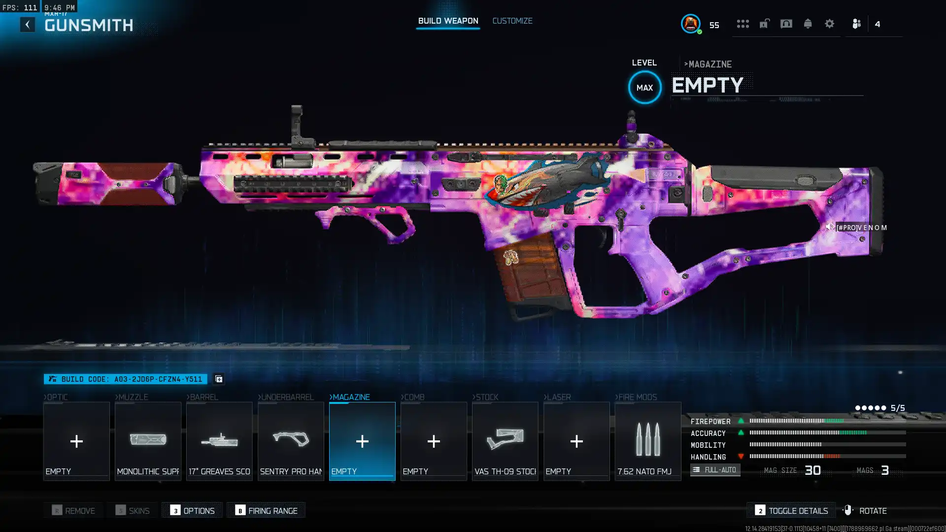 🔥 BO7/WZ | PRESTIGE 2 LVL 55 🔫 11 GUNS MAX 🏆 20 WZ WINS⚡AN94, RYDEN, VST, MPC, CARBON, MK35, REV46, DRAVEC, GRIMLIN, MXR, CBRS MAXED🥇 3 GOLD + 4 E